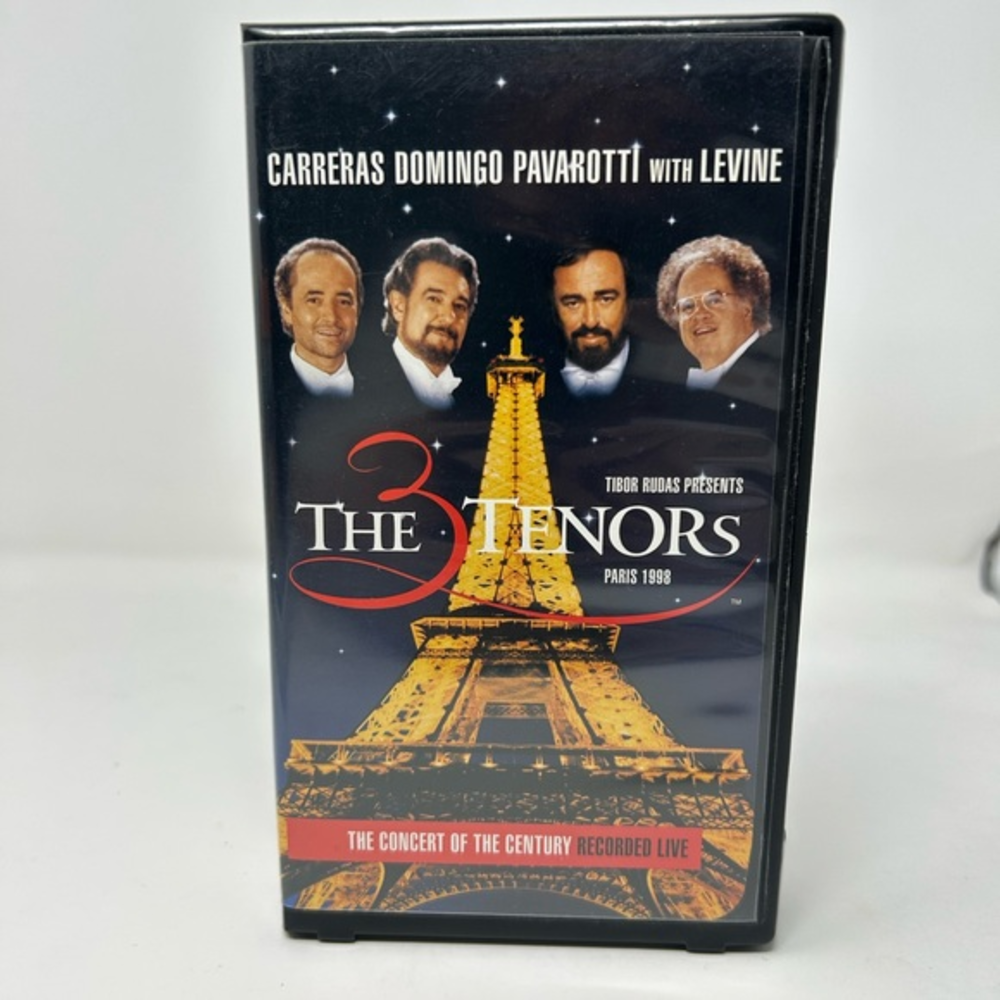 Opera The Three Tenors VHS 1998‎